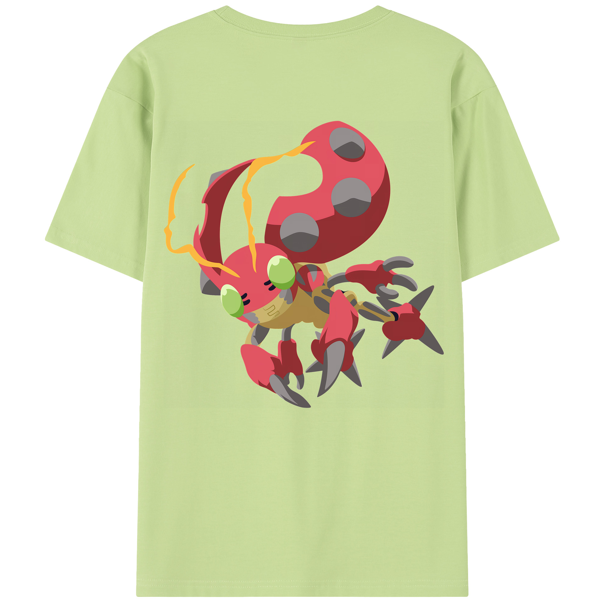 （画像用） Digimon デジタルモンスター/デジモン 綿100％半袖Tシャツ（背面プリント）